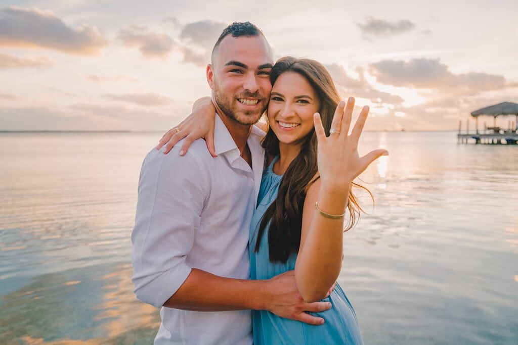 proposal engagement photography star fish point grand cayman