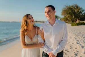 grand cayman couple portrait engagement beach photographer