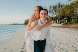 grand cayman couple portrait engagement beach photographer