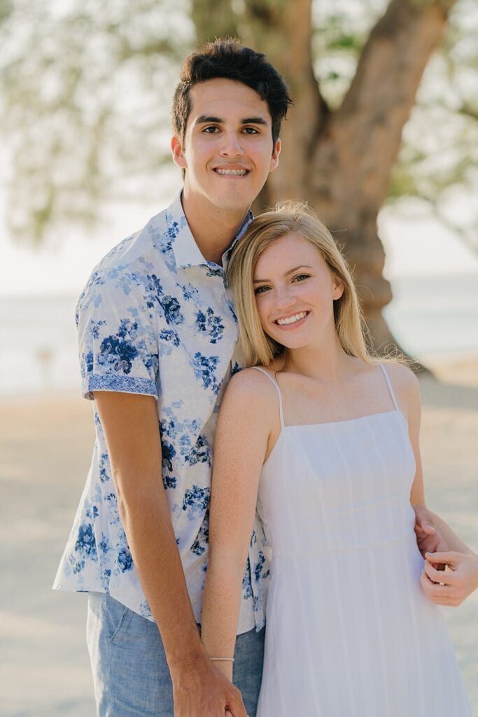 grand cayman graduation couple family beach photography