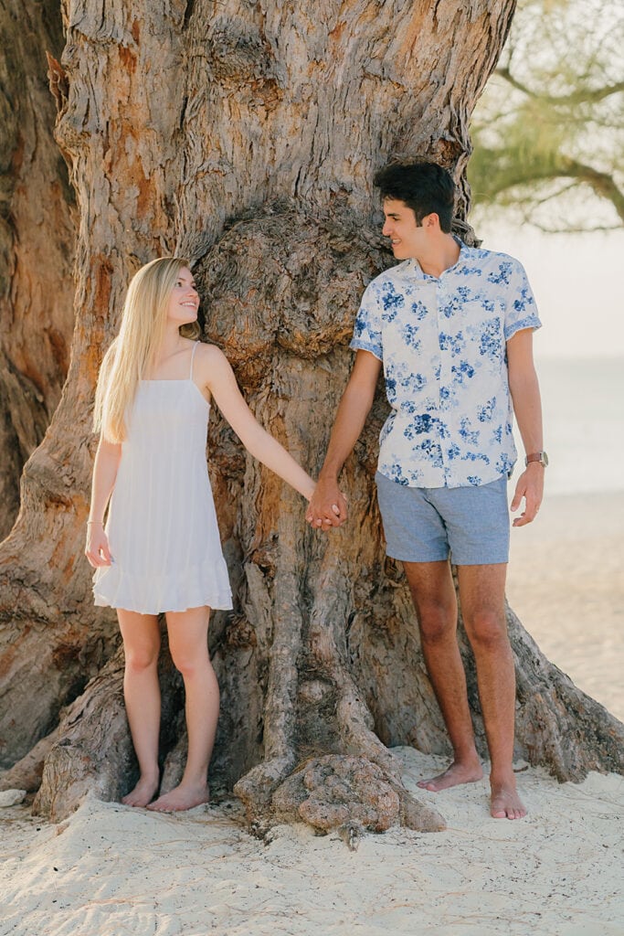 grand cayman graduation couple family beach photography