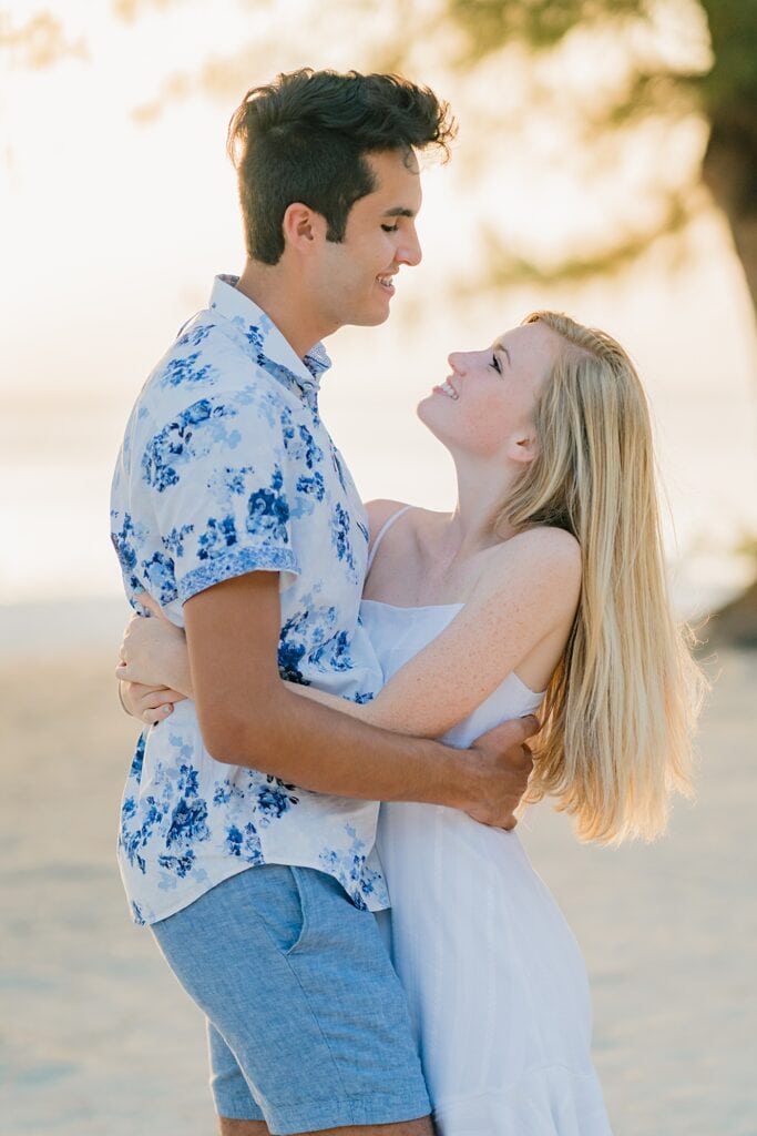 grand cayman graduation couple family beach photography