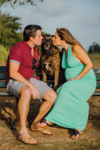 grand cayman maternity family dog photography