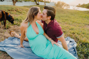 grand cayman maternity family dog photography