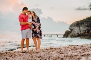 spotts beach grand cayman family maternity photography