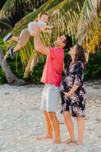 spotts beach grand cayman family maternity photography