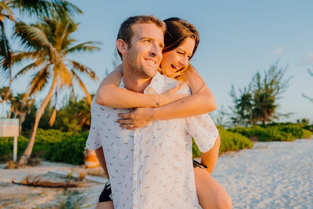 grand cayman starfish point engagement couple photography