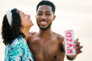 revized cayman islands beach seltzer commercial photographer