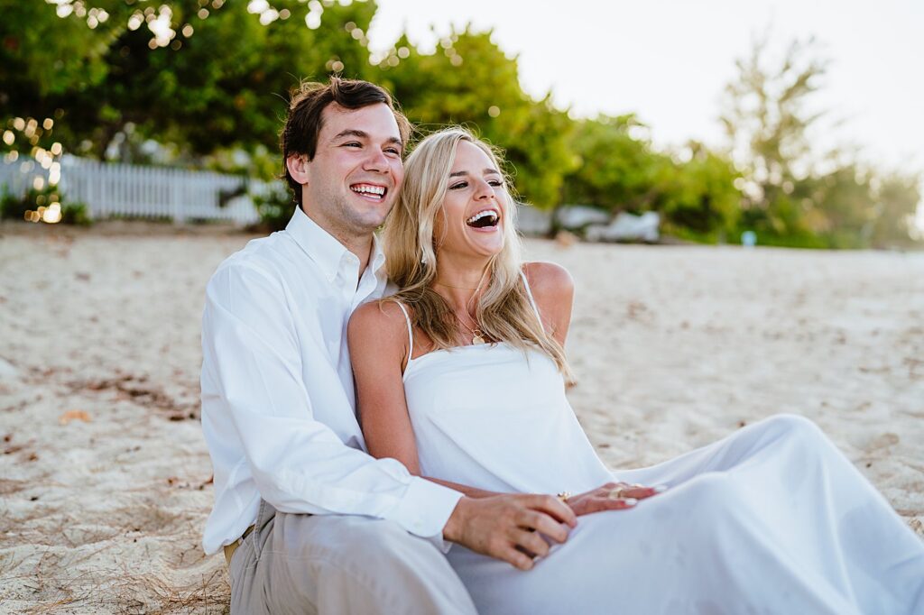 cemetery beach grand cayman couple engagement