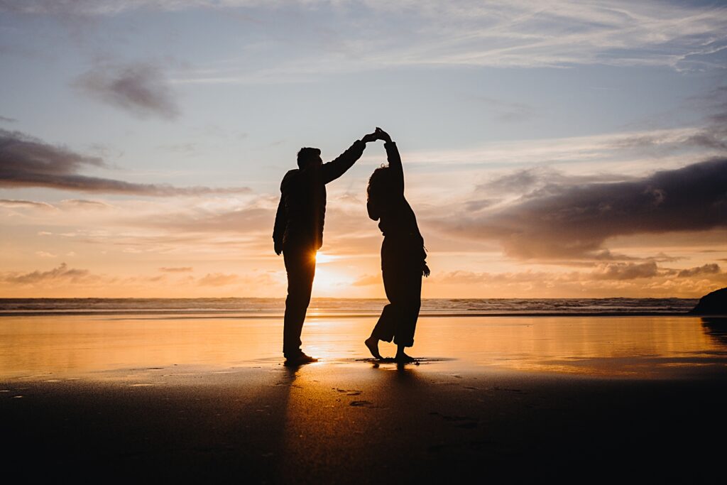 piha beach surprise proposal engagement photographer