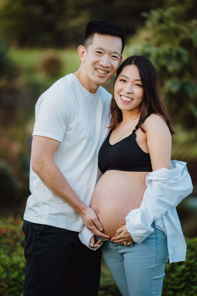 auckland botanical gadrens maternity photographer