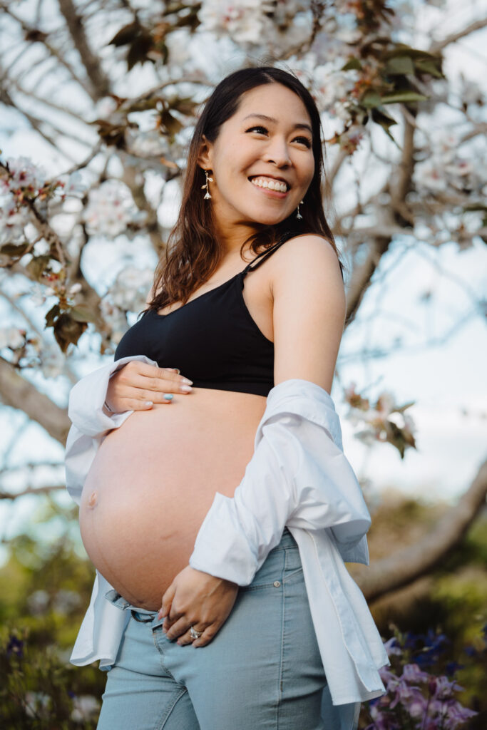 auckland botanical gadrens maternity photographer