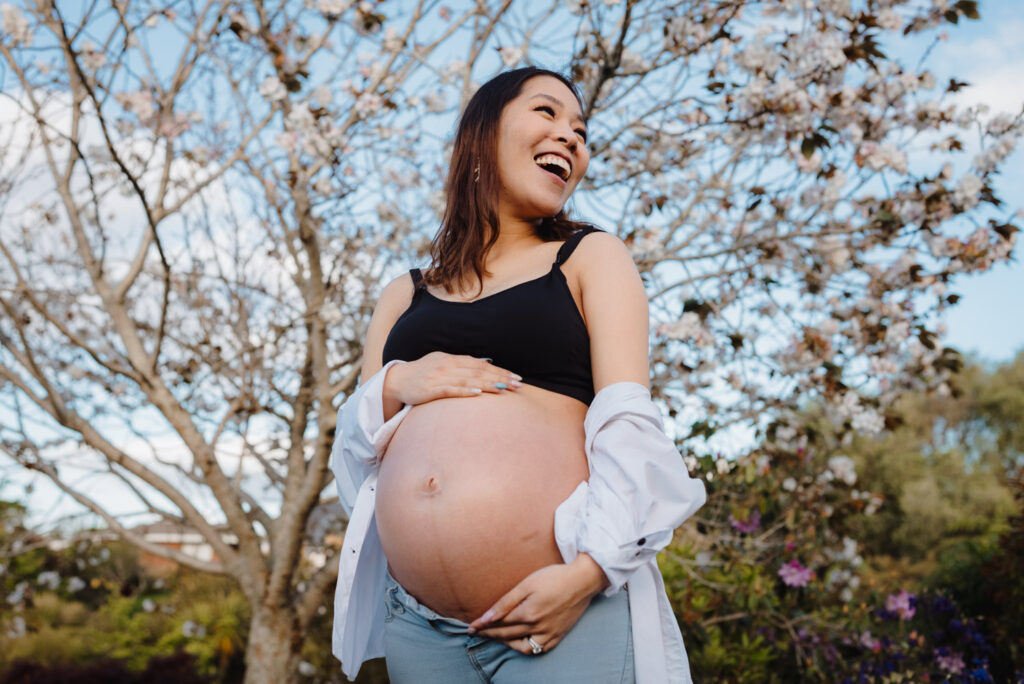 auckland botanical gadrens maternity photographer