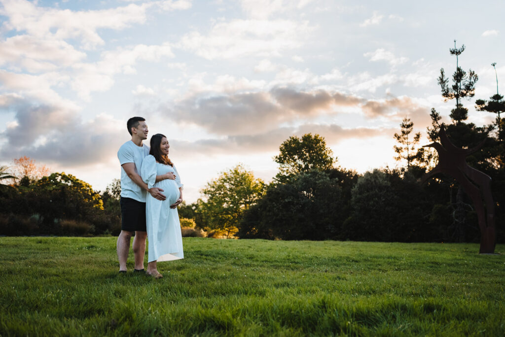 auckland botanical gadrens maternity photographer